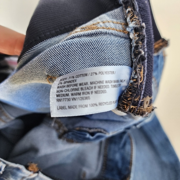 Isabel Maternity By Ingrid  Jeggings Jeans Womens Blue Denim Raw Sz 4 27R - Picture 6 of 10